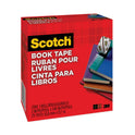 Scotch Book Tape, 3" Core, 2" x 15 yds, Clear (8452)