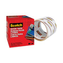 Scotch Book Tape, 3" Core, 4" x 15 yds, Clear (8454)