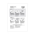 Command Poster Strips, Removable, Holds up to 1 lb per Pair, 0.63 x 1.75, White, 12/Pack (17024ES)