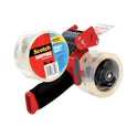 Scotch Packaging Tape Dispenser with Two Rolls of Tape, 3" Core, For Rolls Up to 2" x 60 yds, Red (38502ST)