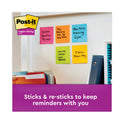 Post-it Pads in Energy Boost Collection Colors, 3" x 3", 90 Sheets/Pad, 12 Pads/Pack (65412SSUC)