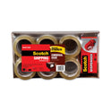 Scotch 3750 Commercial Grade Packaging Tape with DP300 Dispenser, 3" Core, 1.88" x 54.6 yds, Clear, 12/Pack (375012DP3)