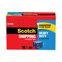 Scotch 3850 Heavy-Duty Packaging Tape Cabinet Pack, 3" Core, 1.88" x 54.6 yds, Clear, 18/Pack (385018CP)