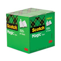 Scotch Magic Tape Refill, 3" Core, 1" x 72 yds, Clear, 3/Pack (810723PK)