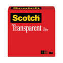 Scotch Transparent Tape, 3" Core, 1" x 72 yds, Transparent (60012592)