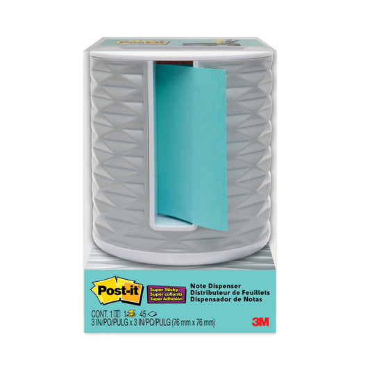 Post-it Vertical Pop-up Note Dispenser, For 3 x 3 Pads, White (ABS330W)