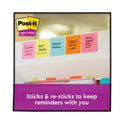 Post-it Pop-up 3 x 3 Note Refill, 3" x 3", Supernova Neons Collection Colors, 90 Sheets/Pad, 10 Pads/Pack (R33010SSMIA)