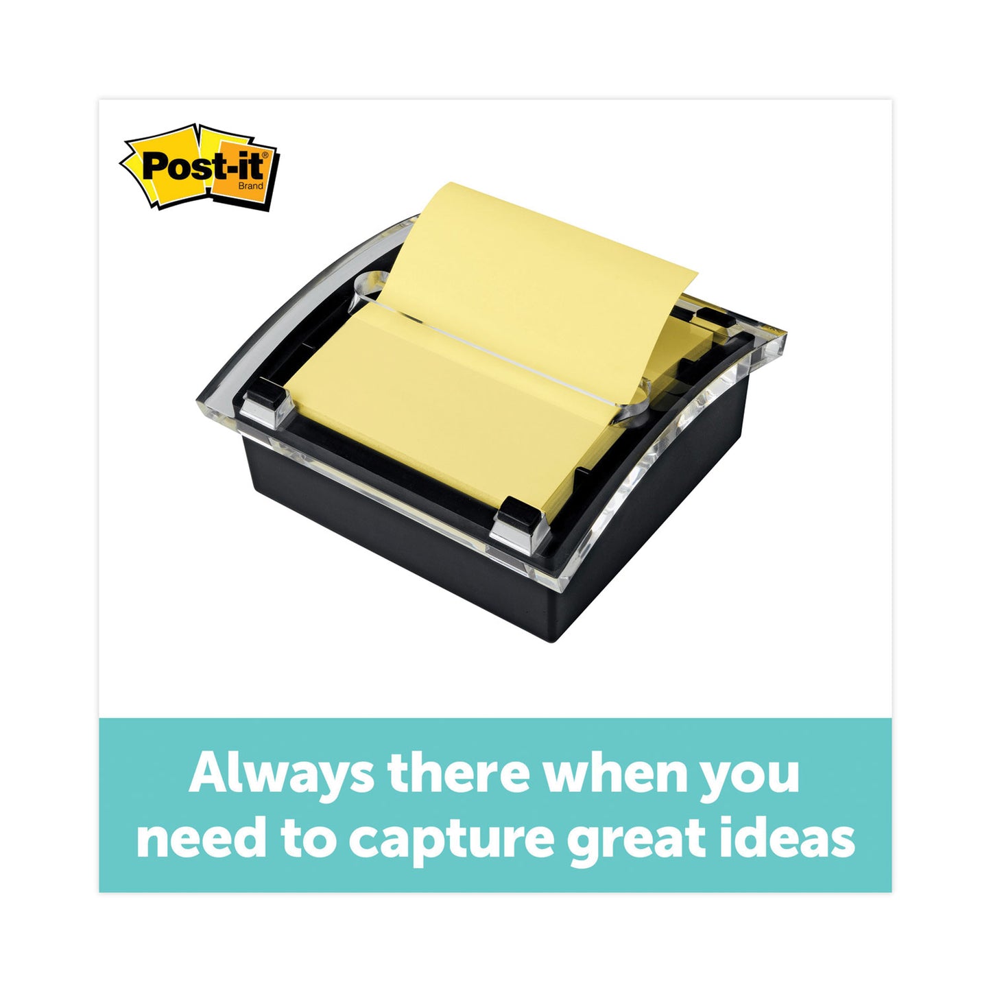 Post-it Original Canary Yellow Pop-up Refill, 3" x 3", Canary Yellow, 100 Sheets/Pad, 12 Pads/Pack (R330YW)