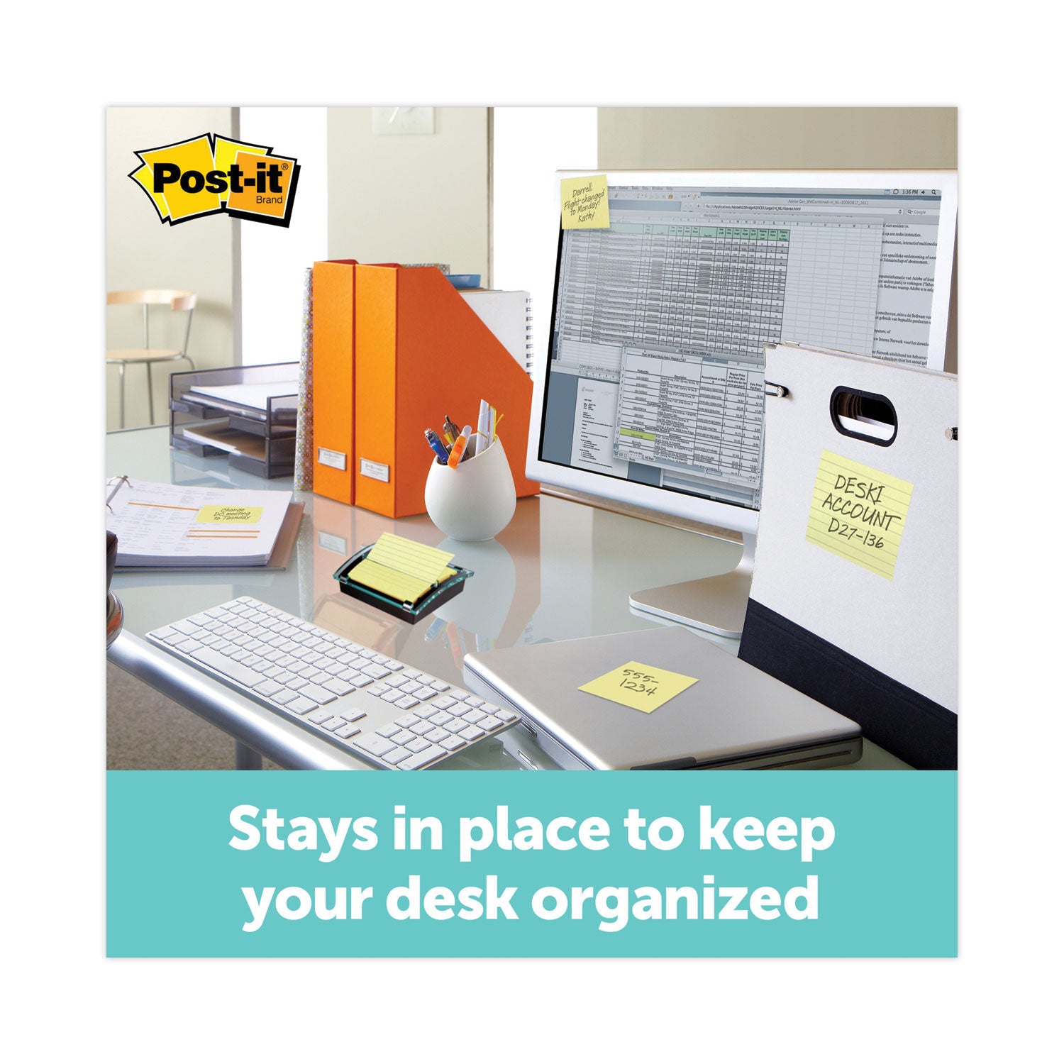 Post-it Original Canary Yellow Pop-up Refill, 3" x 3", Canary Yellow, 100 Sheets/Pad, 12 Pads/Pack (R330YW)