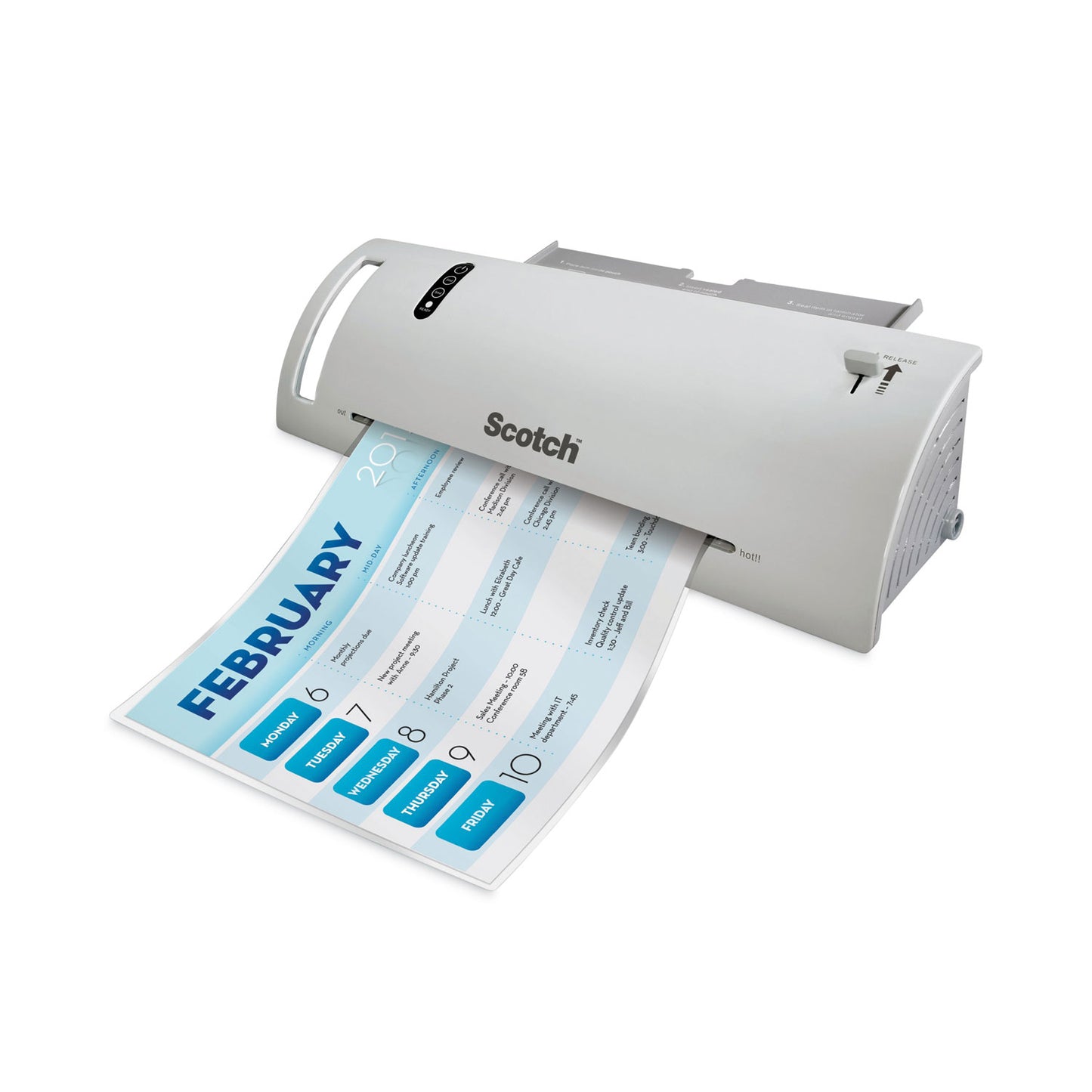 Scotch Laminating Pouches, 3 mil, 9" x 11.5", Gloss Clear, 50/Pack (TP385450)