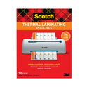 Scotch Laminating Pouches, 3 mil, 9" x 11.5", Gloss Clear, 50/Pack (TP385450)