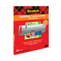 Scotch Laminating Pouches, 5 mil, 9" x 11.5", Gloss Clear, 50/Pack (TP585450)