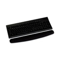 3M Antimicrobial Foam Keyboard Wrist Rest, 18 x 2.75, Black (WR209MB)