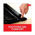 3M Antimicrobial Gel Compact Keyboard Wrist Rest, 18 x 2.75, Black (WR309LE)