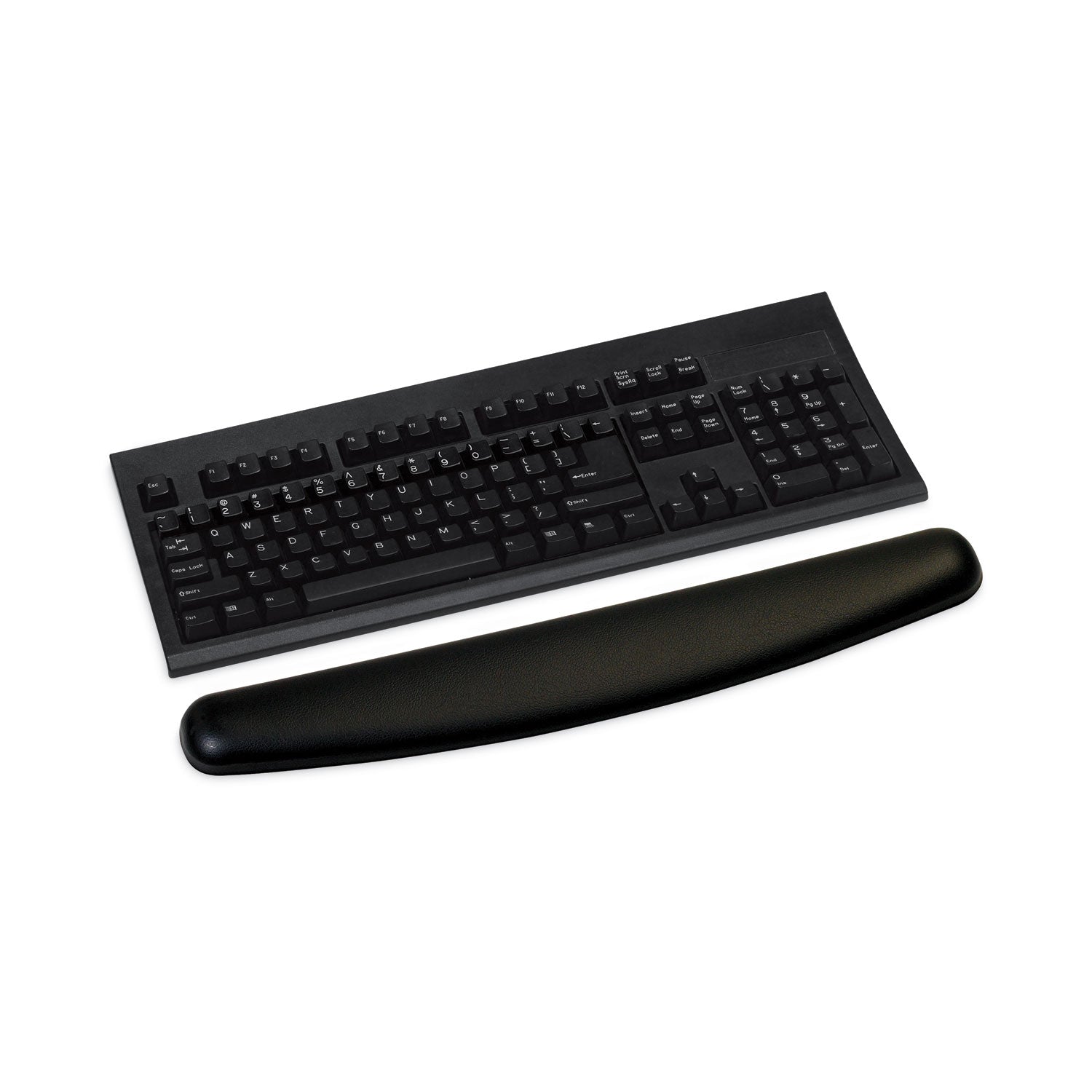 3M Antimicrobial Gel Compact Keyboard Wrist Rest, 18 x 2.75, Black (WR309LE)