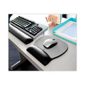 3M Antimicrobial Gel Large Keyboard Wrist Rest, 19 x 2.75, Black (WR310LE)