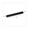 3M Antimicrobial Gel Large Keyboard Wrist Rest, 19 x 2.75, Black (WR310LE)