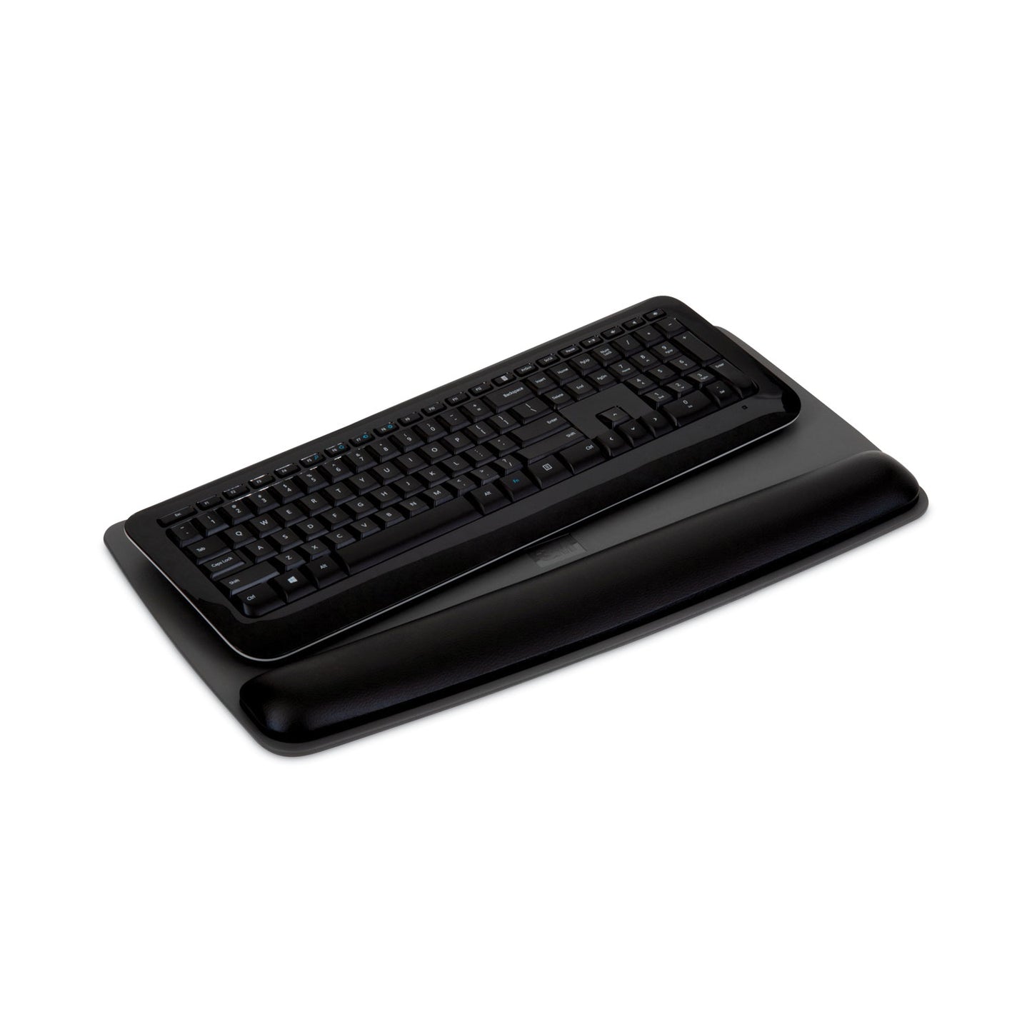 3M Antimicrobial Gel Keyboard Wrist Rest Platform, 19.6 x 10.6, Black/Gray/Silver (WR420LE)