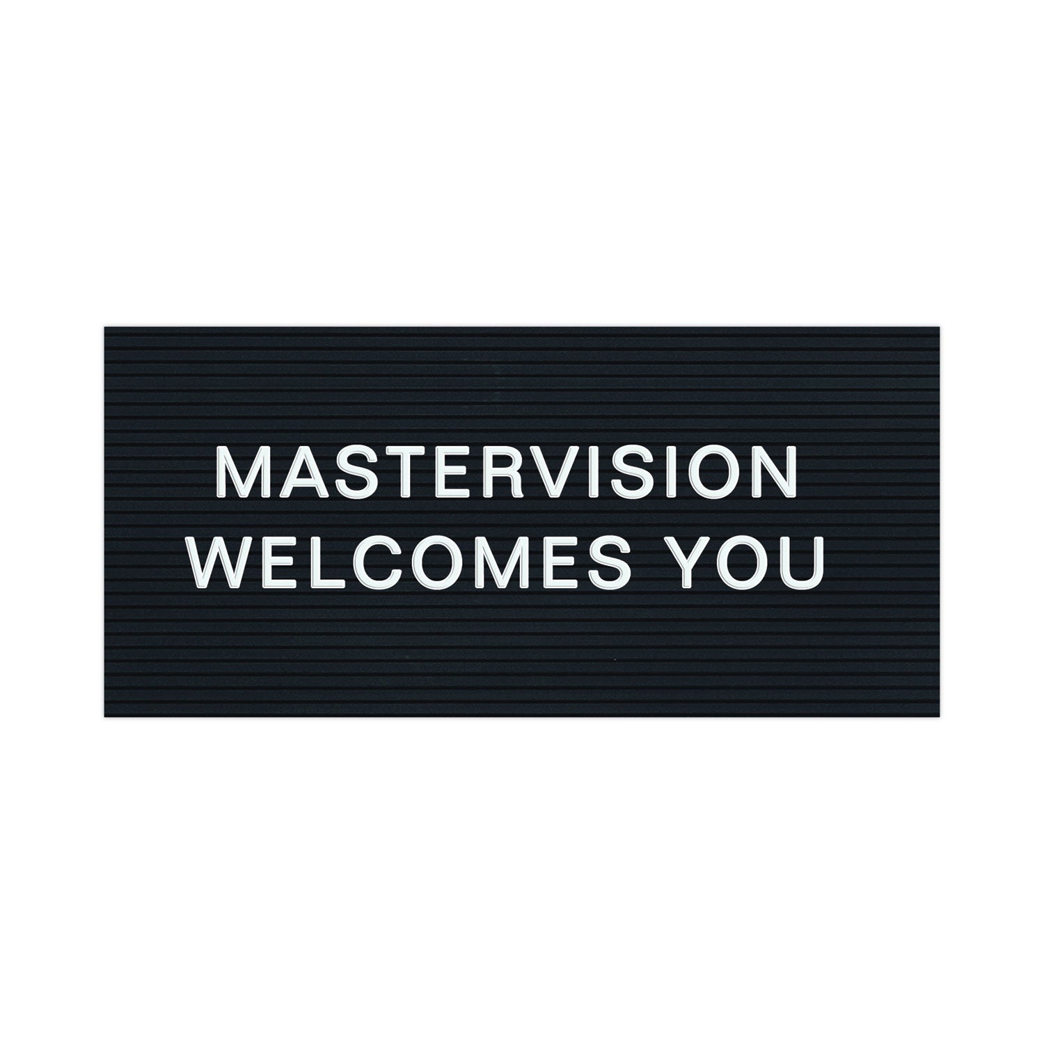 MasterVision White Plastic Set of Letters, Numbers and Symbols, Uppercase, 1"h (CAR1002)