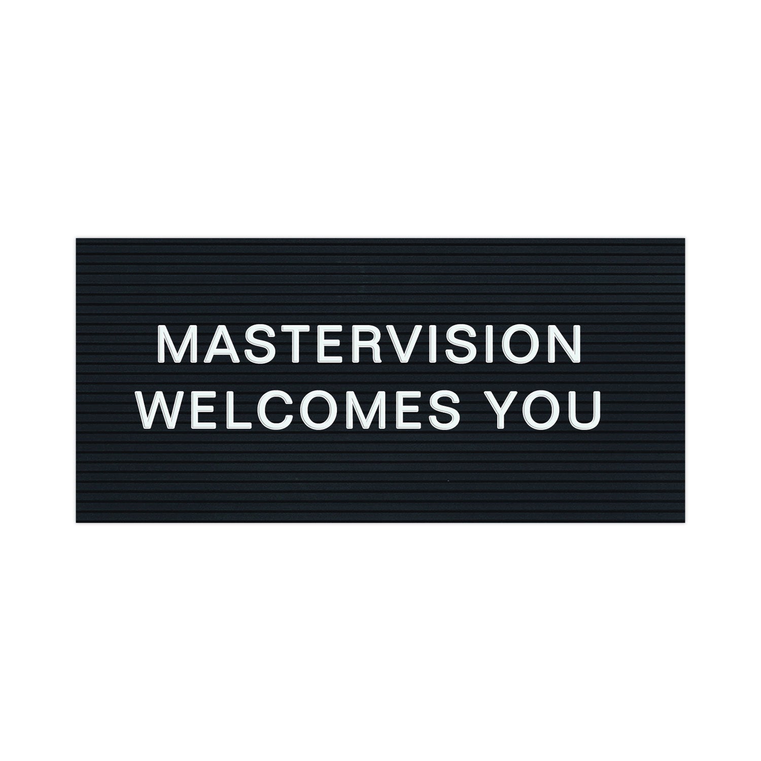 MasterVision White Plastic Set of Letters, Numbers and Symbols, Uppercase, 1"h (CAR1002)