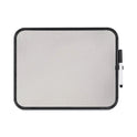 MasterVision Magnetic Dry Erase Board, 11 x 14, White Surface, Black Plastic Frame (CLK020402)