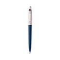 Parker Jotter Ballpoint Pen, Retractable, Medium 1 mm, Blue Ink, Royal Blue/Chrome Barrel (1953186)