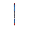 Pentel EnerGel NV Gel Pen, Stick, Fine 0.5 mm Needle Tip, Red Ink, Blue/Red Barrel, Dozen (BLN25B)