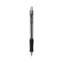 Pentel R.S.V.P. Super RT Ballpoint Pen, Retractable, Medium 0.7 mm, Black Ink, Clear/Black Barrel, Dozen (BX477A)