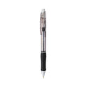 Pentel R.S.V.P. Super RT Ballpoint Pen, Retractable, Medium 1 mm, Black Ink, Clear/Black Barrel, Dozen (BX480A)