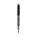 Pilot Varsity Fountain Pen, Medium 1 mm, Purple Ink, Clear/Black/Purple Barrel (90008)