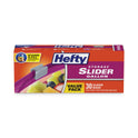 Hefty Slider Stand and Fill Food Storage Bags, Gallon, 10.56" x 11", Clear, 30/Box (R88071)