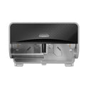 Kimberly-Clark ICON Coreless Standard Roll Toilet Paper Dispenser, 8.43 x 13 x 7.25, Black Mosaic (58722)