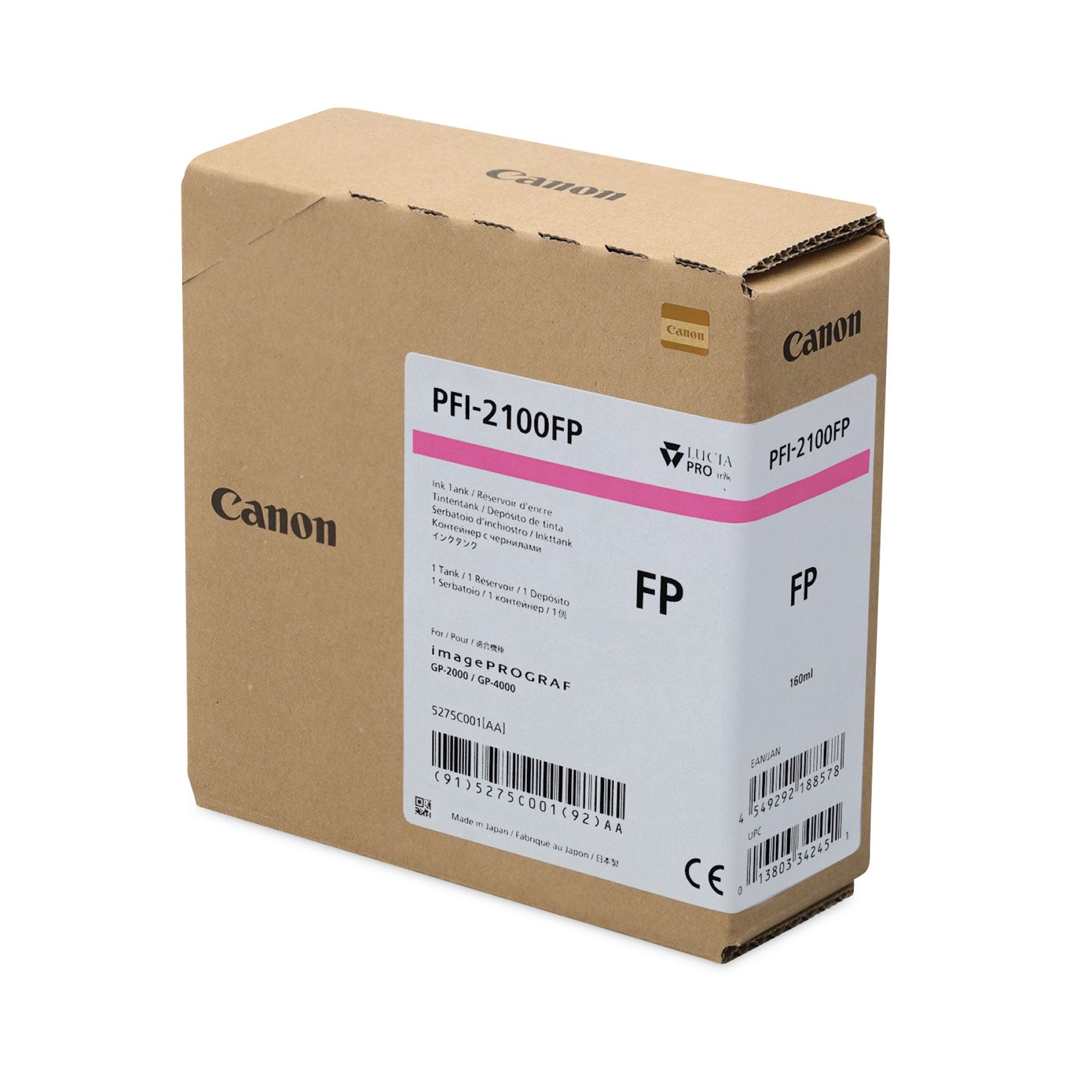 Canon 5275C001AA (PFI-2100) Ink, Fluorescent Pink