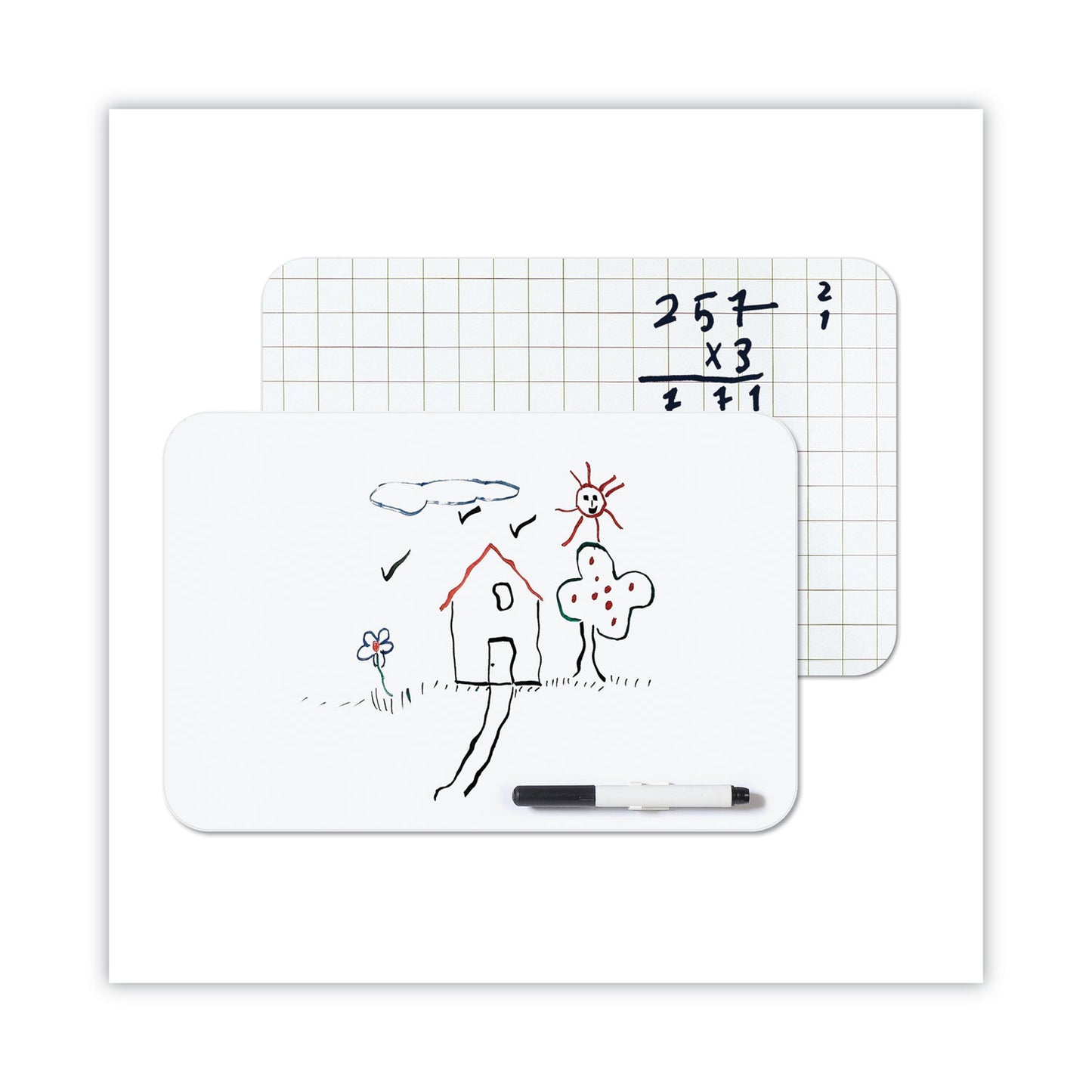 MasterVision Dry Erase Lap Board, 11.88 x 8.25, White Surface (MB8034397R)