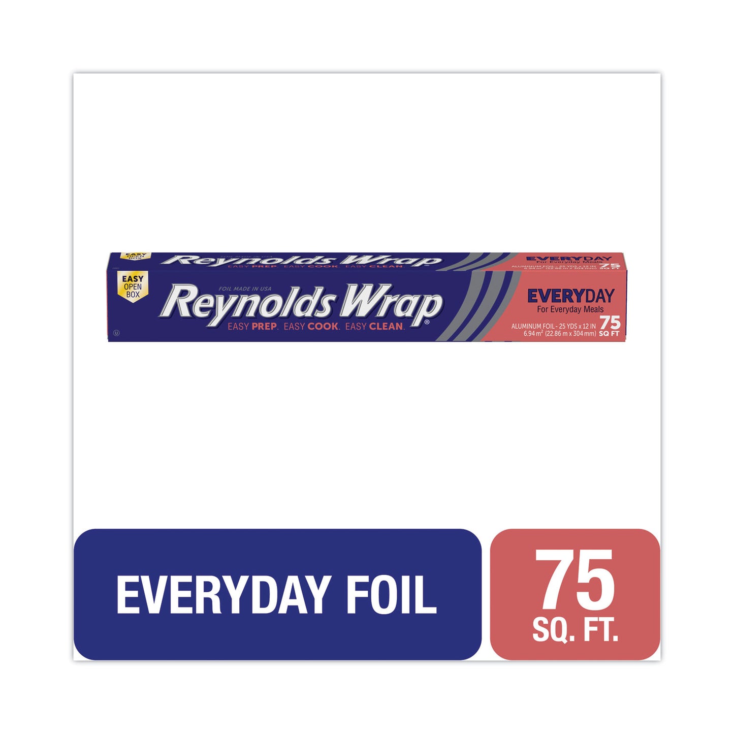 Reynolds Standard Aluminum Foil Roll, 12" x 75 ft (F28015)