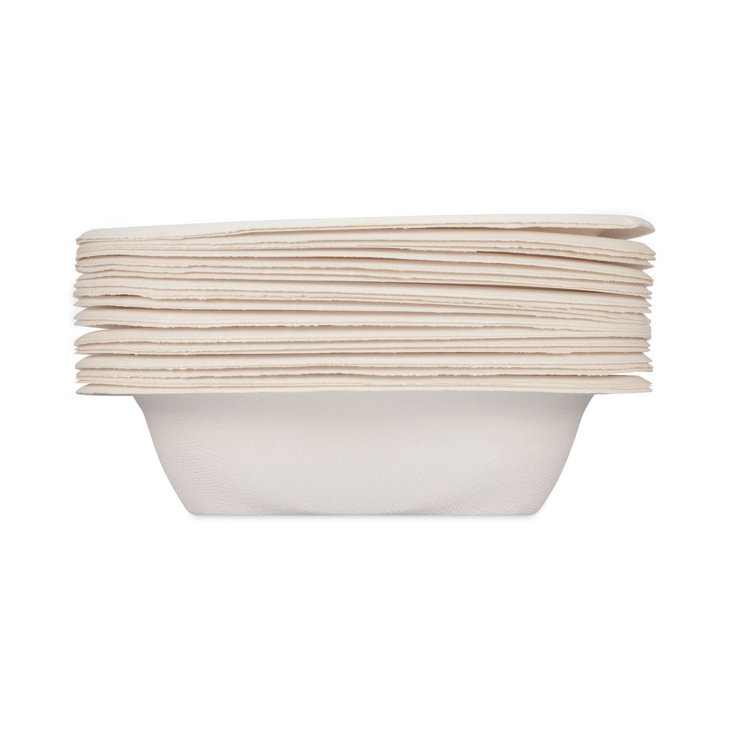 Hefty ECOSAVE Tableware, Bowl, Bagasse, 16 oz, White, 25/Pack (D71625PK)