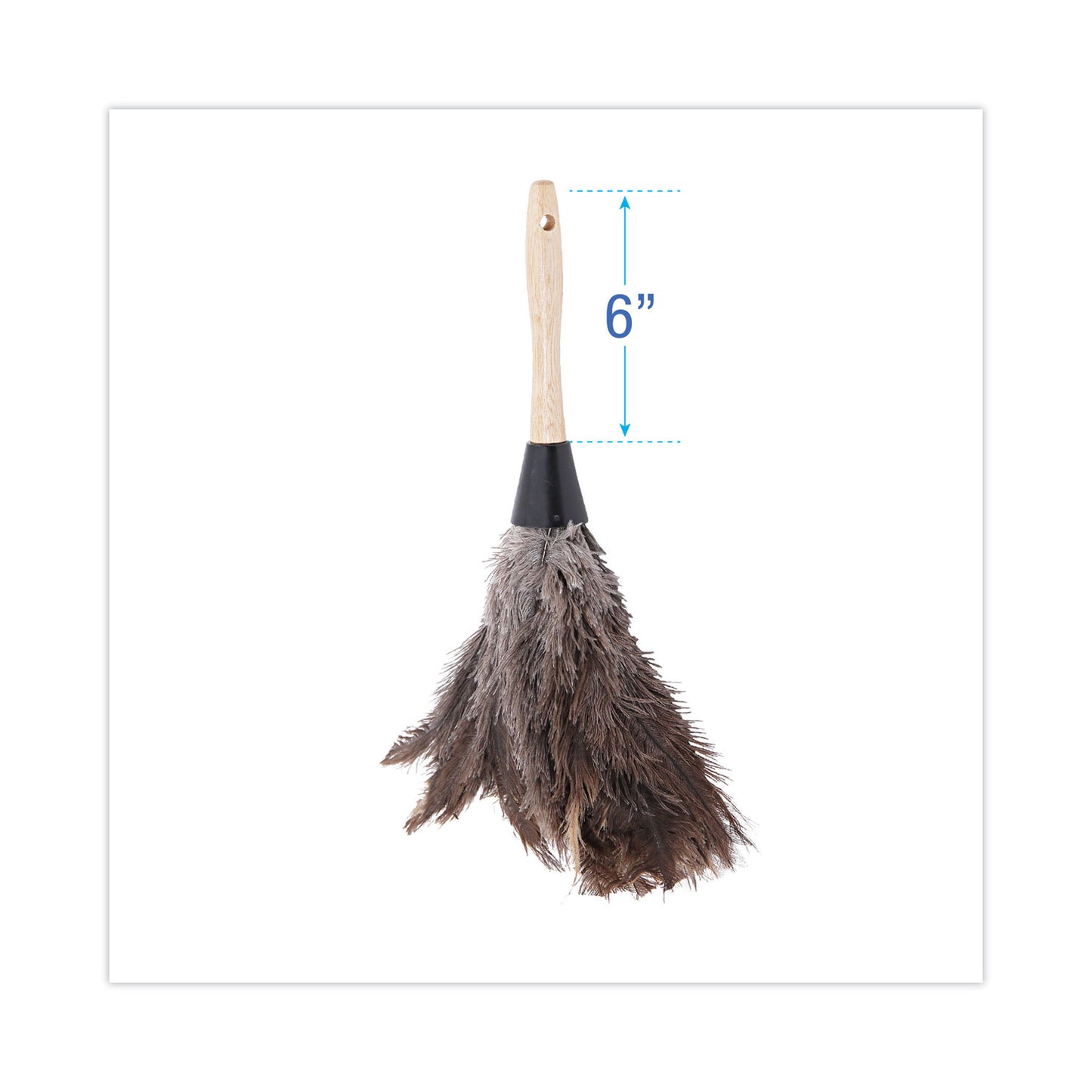 Boardwalk Professional Ostrich Feather Duster, Gray, 14" Length, 6" Handle (14FD)