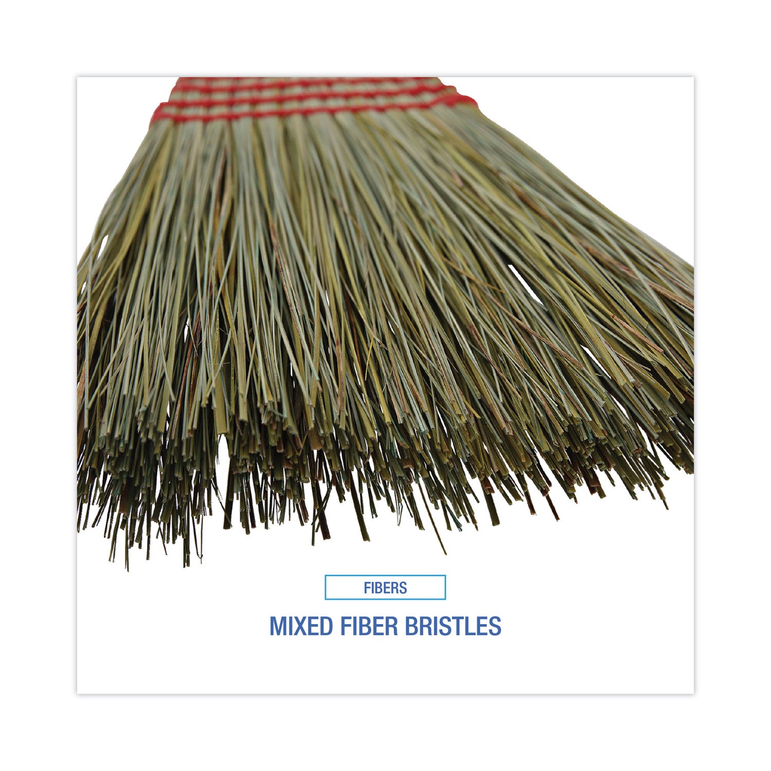 Boardwalk Mixed Fiber Maid Broom, Mixed Fiber Bristles, 55" Overall Length, Natural (920YEA)