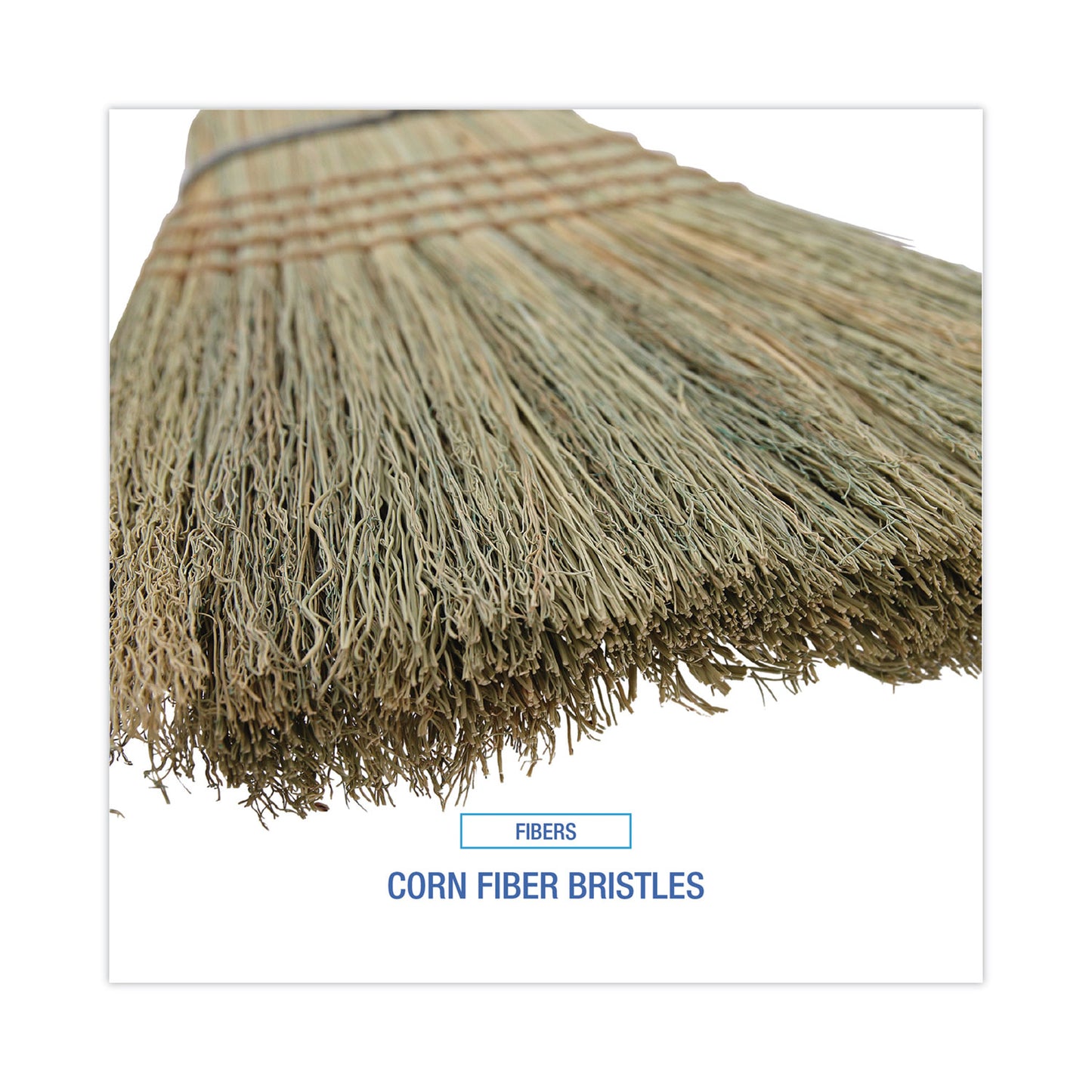 Boardwalk Warehouse Broom, Corn Fiber Bristles, 56" Overall Length, Natural (932CEA)