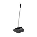 Boardwalk Lobby Dust Pan, 11.75 x 37, 34" Handle, Plastic/Aluminum, Black (02600)