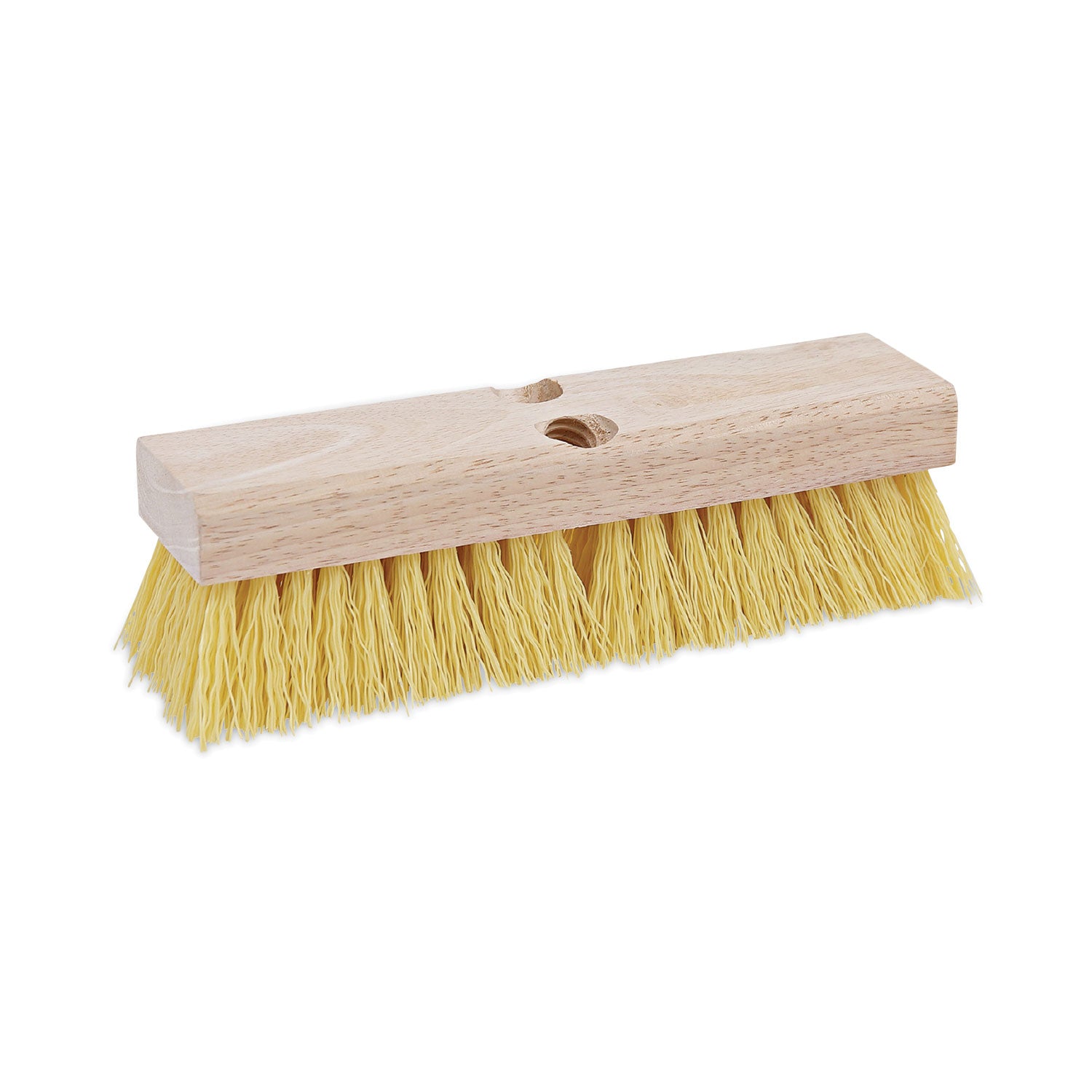 Boardwalk Deck Brush Head, 2" Cream Polypropylene Bristles, 10" Brush (3310)