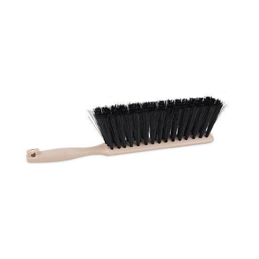 Boardwalk Counter Brush, Black Polypropylene, 4.5" Brush, 3.5" Tan Plastic Handle (5308)