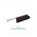 Boardwalk Counter Brush, Black Polypropylene, 4.5" Brush, 3.5" Tan Plastic Handle (5308)