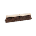 Boardwalk Floor Brush Head, 3.25" Natural Palmyra Fiber Bristles, 18" Brush (20118)