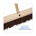 Boardwalk Floor Brush Head, 3.25" Natural Palmyra Fiber Bristles, 24" Brush (20124)