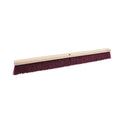 Boardwalk Floor Brush Head, 3.25" Maroon Stiff Polypropylene Bristles, 36" Brush (20336)