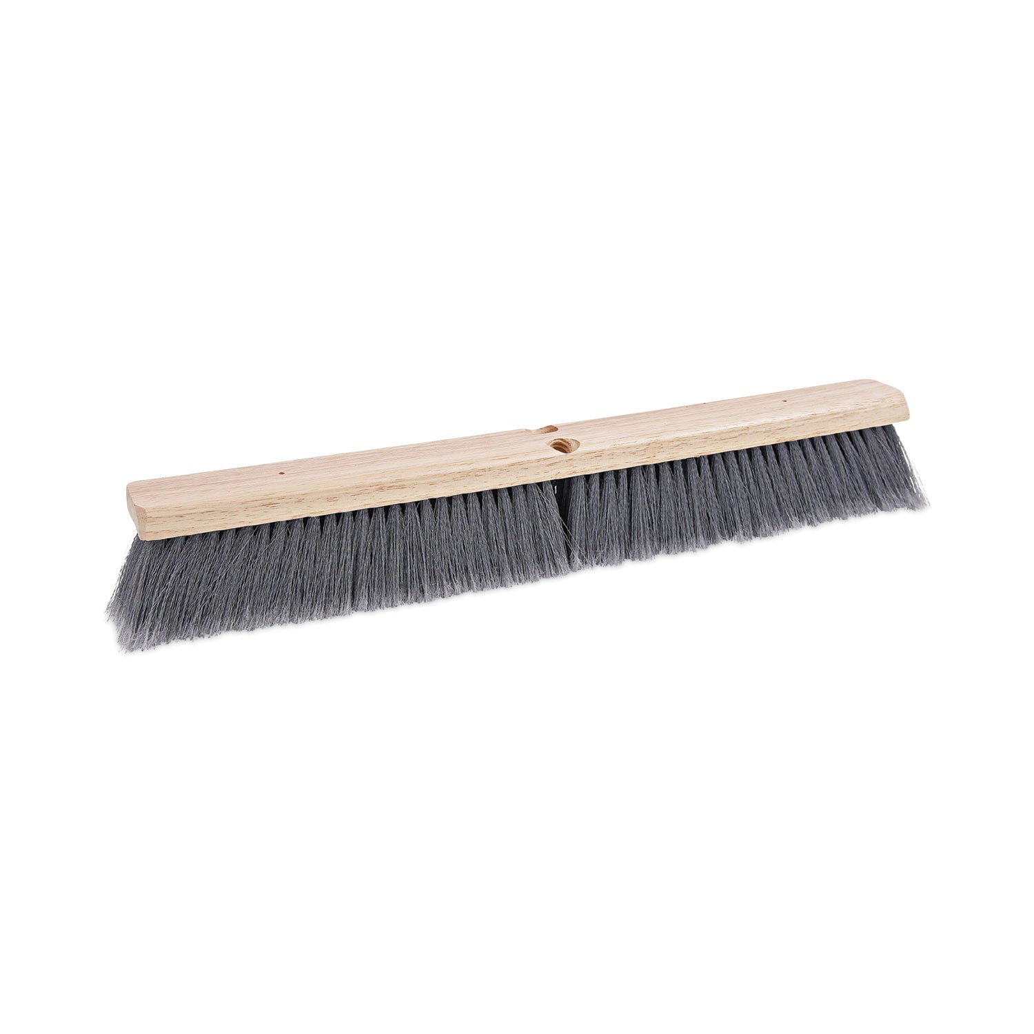 Boardwalk Floor Brush Head, 3" Gray Flagged Polypropylene Bristles, 24" Brush (20424)