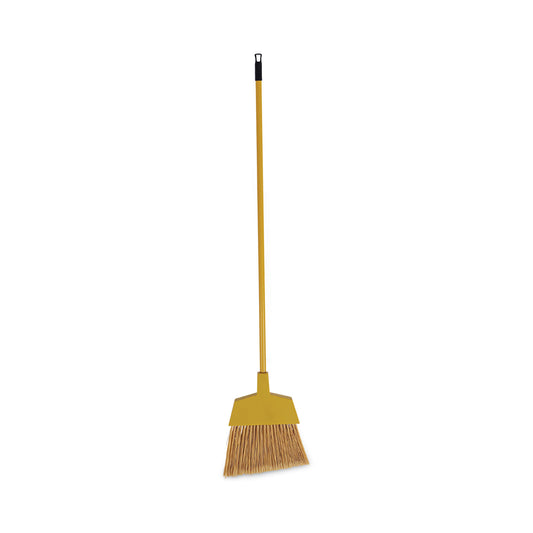 Boardwalk Corn Fiber Angled-Head Lobby Brooms, 55" Handle, Yellow, 12/Carton (BRMAXIL)