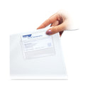 C-Line Self-Adhesive Business Card Holders, Top Load, 2 x 3.5, Clear, 10/Pack (70257)