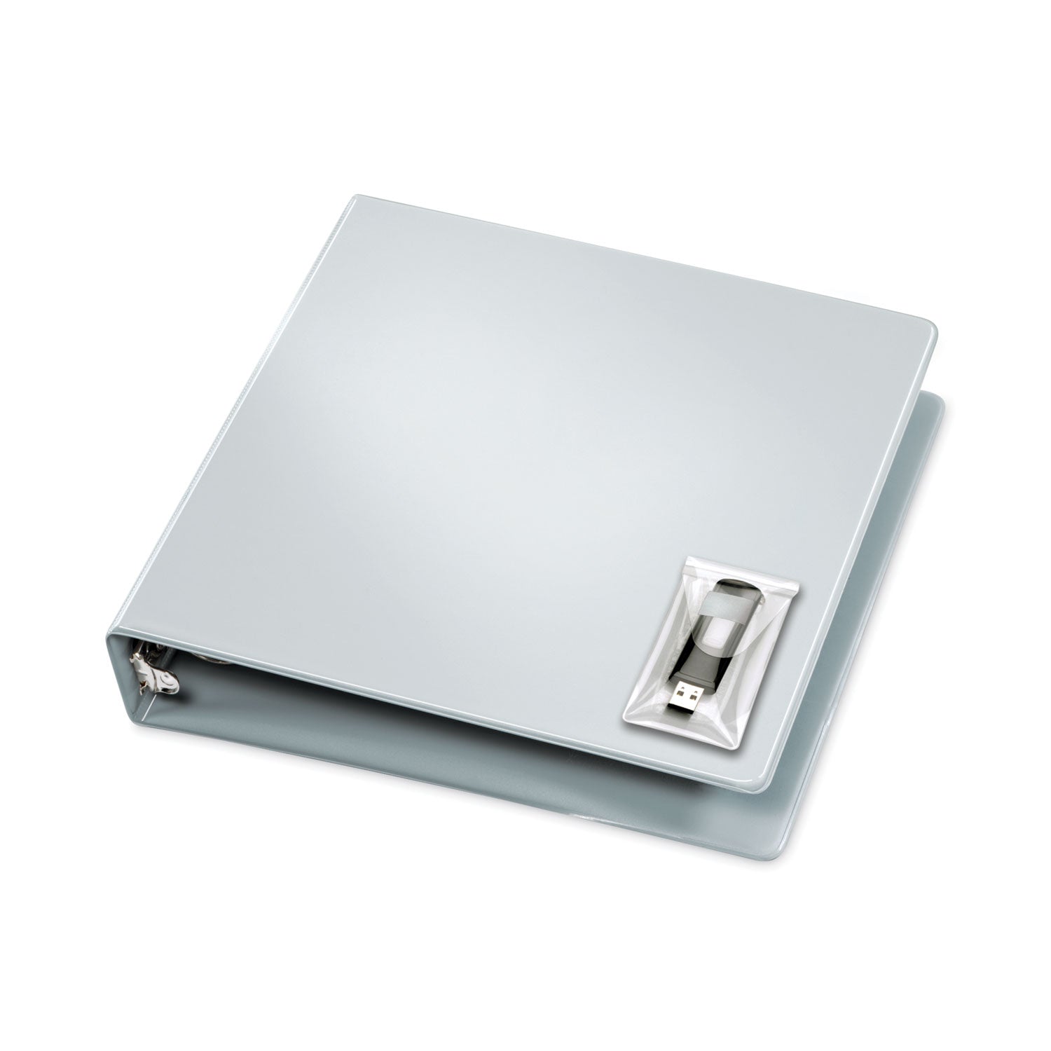 Cardinal HOLD IT USB Pockets, 2 x 3.44, Clear (21140)